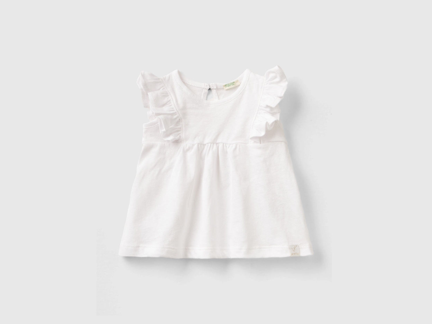 T Shirt In Linen Blend With Ruffles_3F4Ja104L_101_01