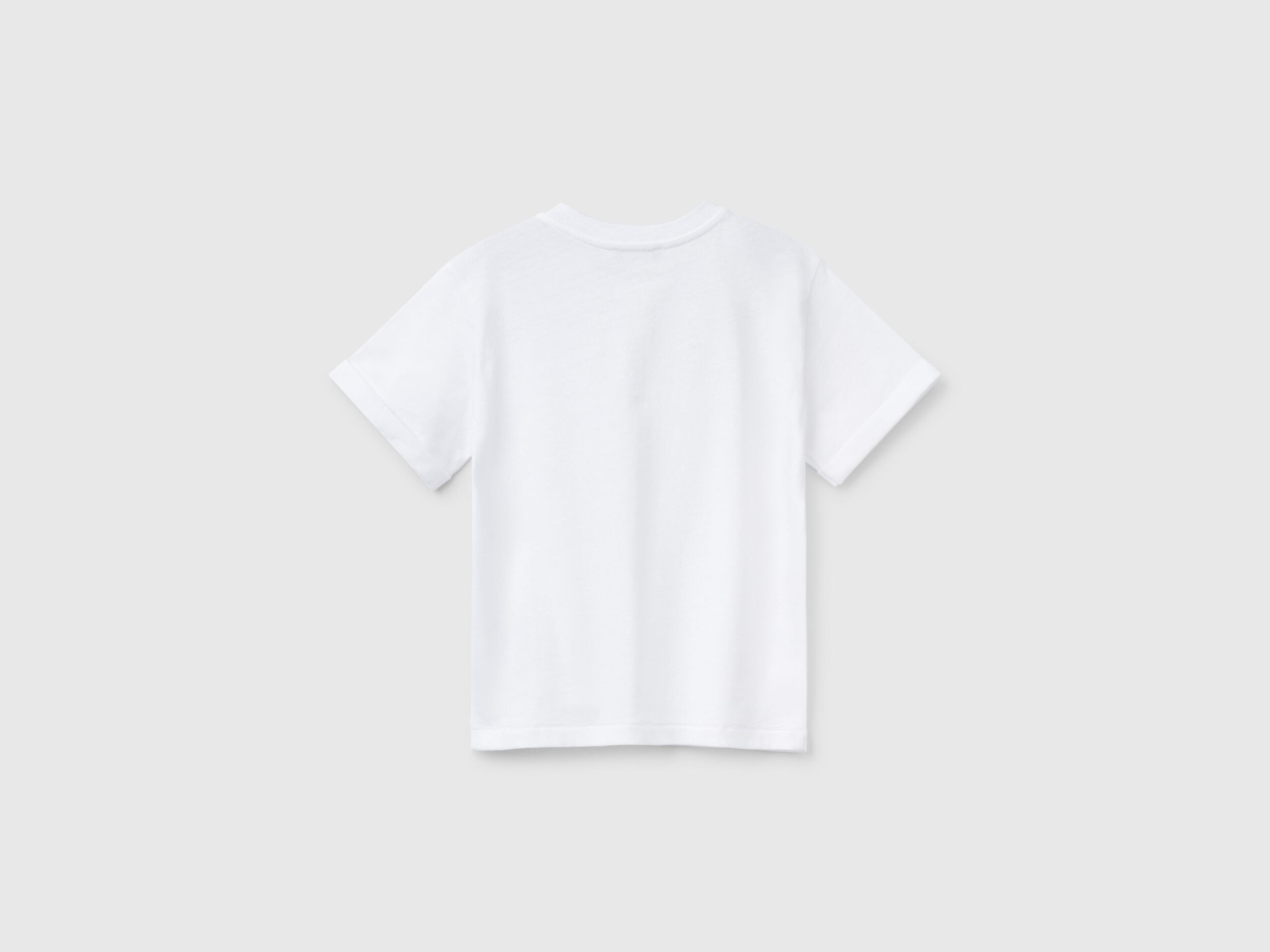 Benetton_T-Shirt with Henley Neck_3F4JG10IF_101_02