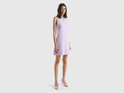 Lilac Polo-Style Dress_3F9HDV01N_26G_01