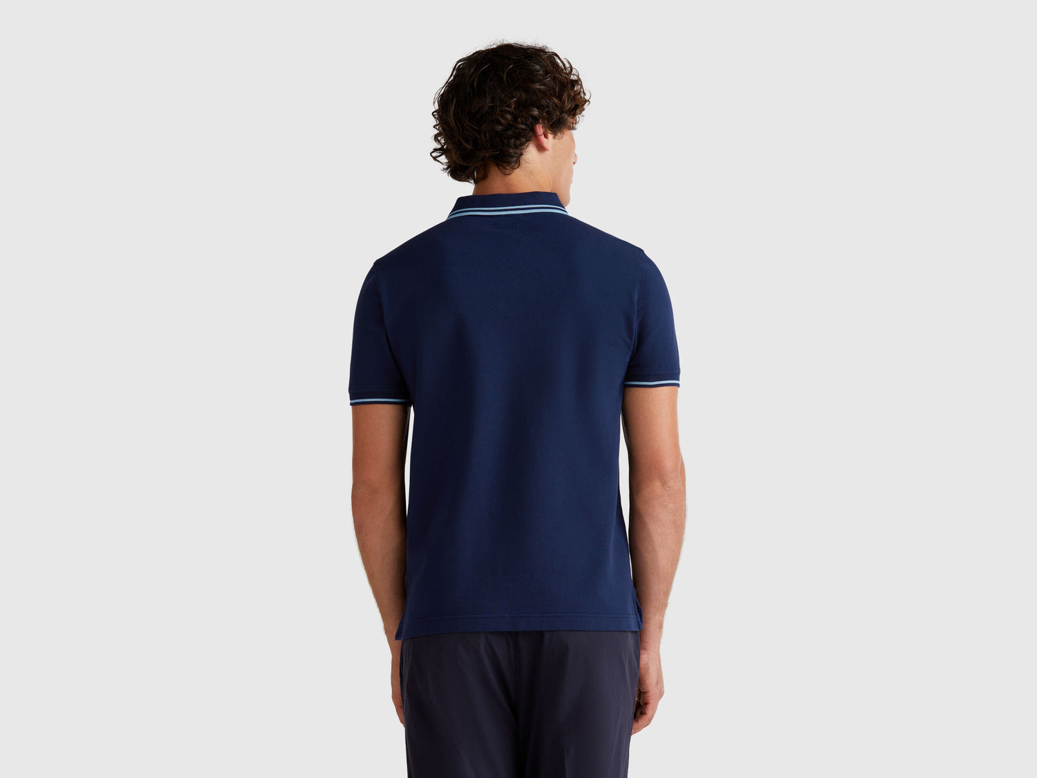 Benetton_Midnight Blue Slim Fit Polo_3F9HU302E_252_02