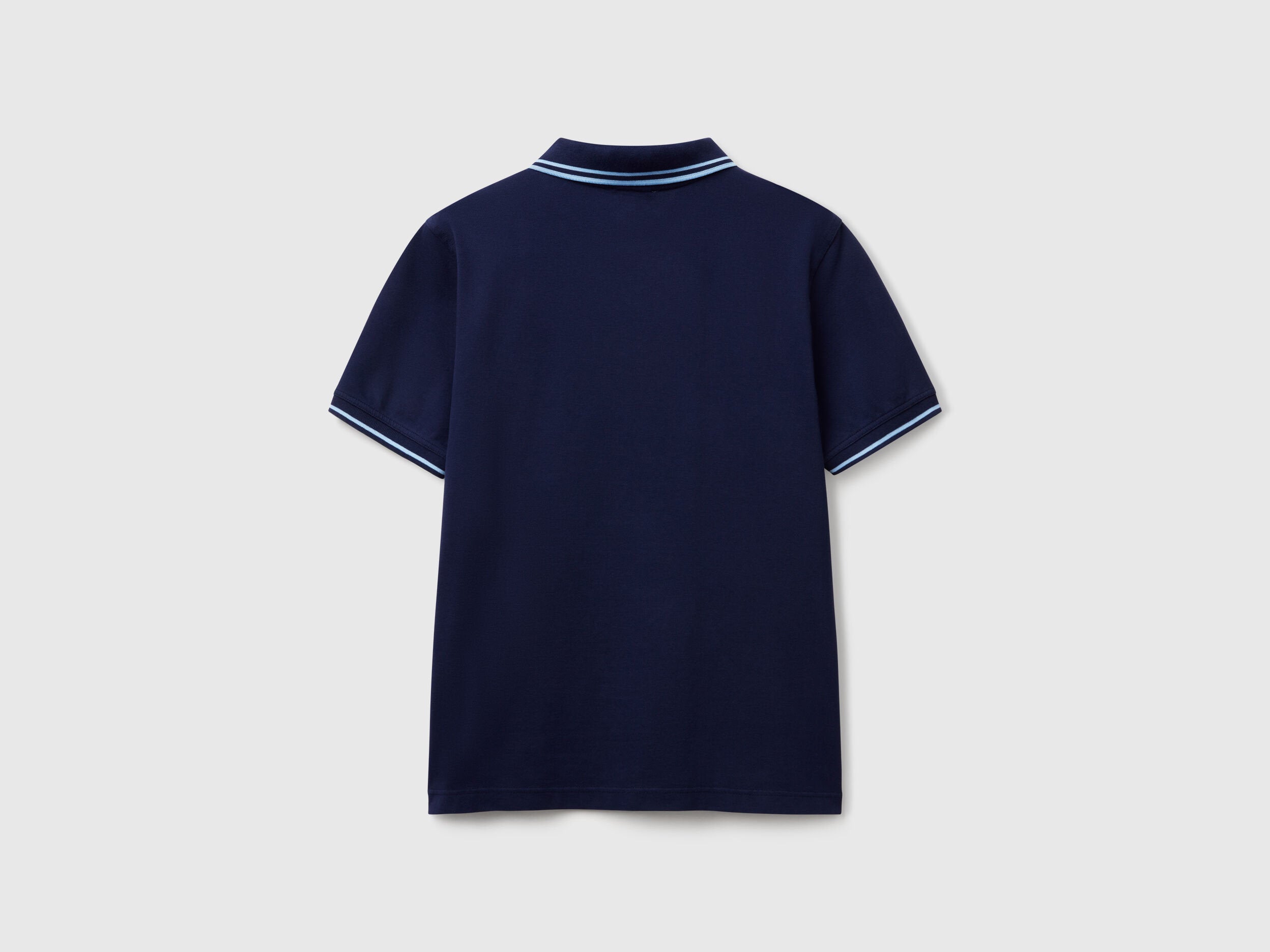 Benetton_Midnight Blue Slim Fit Polo_3F9HU302E_252_04