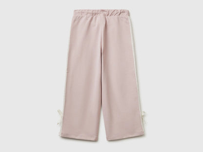 Benetton Pink Girls Pants with Lace and Bows SKU: 3F9VGF05C_0C3 Image 02