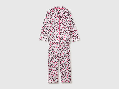 Benetton Pink Boys Animal Print Open Pyjamas SKU: 3G680P0A8_903 Image 01