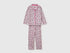 Benetton Pink Boys Animal Print Open Pyjamas SKU: 3G680P0A8_903 Image 01