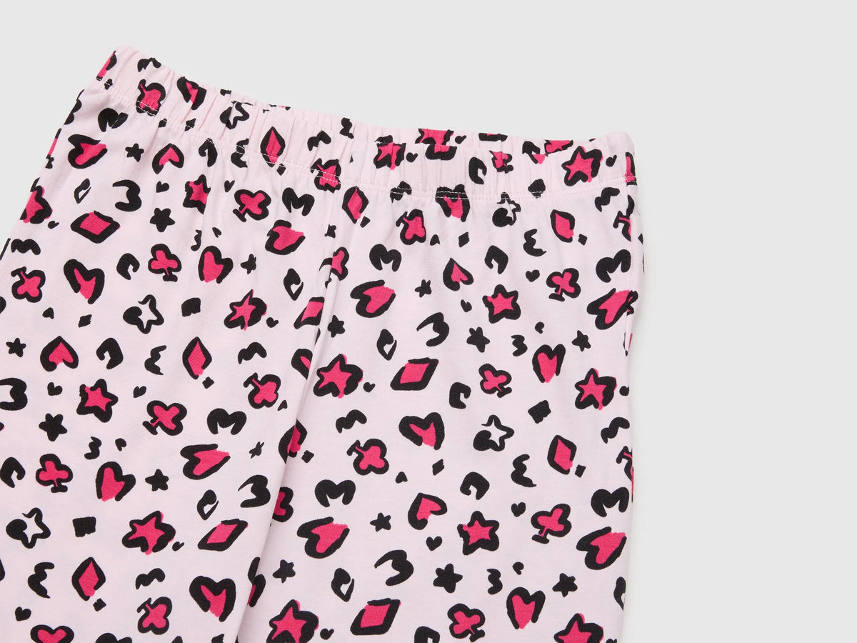 Benetton Pink Boys Animal Print Open Pyjamas SKU: 3G680P0A8_903 Image 03