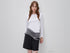 Benetton White Women Long Sleeve T-Shirt with Glitter Logo SKU: 3GA8E16G0_101 Image 01