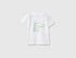 Benetton White Baby Animal Print T-Shirt SKU: 3I1XA1078_101 Image 01