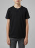 Benetton Black Boys Short Sleeve T-Shirt Cotton SKU: 3I1XC109W_100 Image 00
