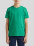 Benetton Green Boys Short Sleeve T-Shirt Cotton SKU: 3I1XC109W_108 Image 00