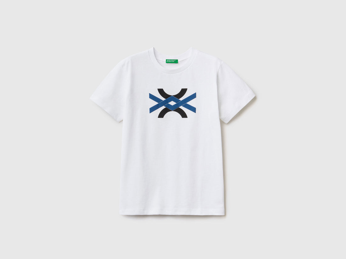 Organic Cotton T Shirt With Logo_3I1Xc10Bi_101_01