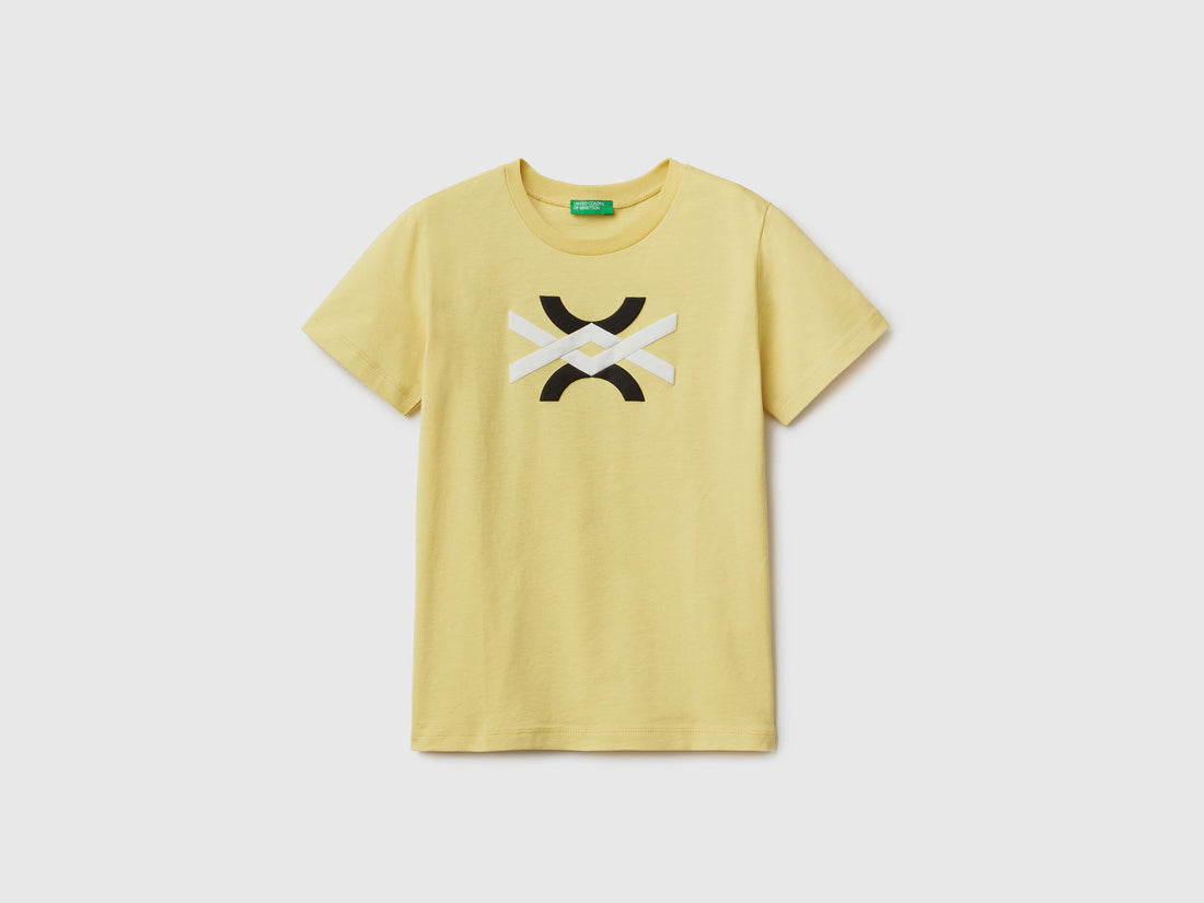 Organic Cotton T Shirt With Logo_3I1Xc10Bi_35L_01