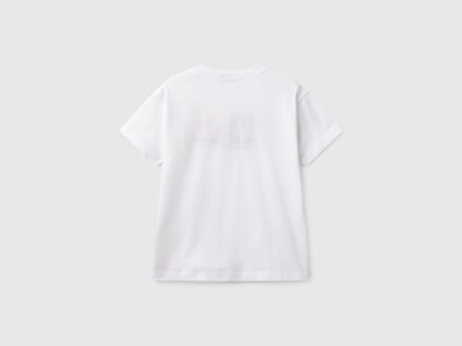 Benetton_Short Sleeve T-Shirt in 100% Cotton_3I1XC10N3_101_02