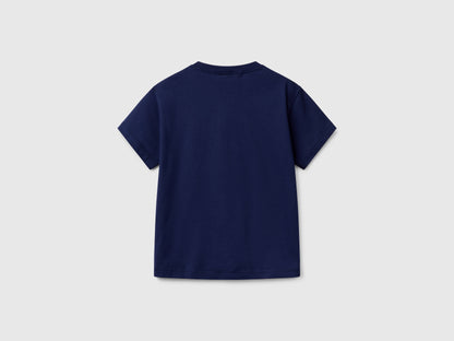 Benetton_Short Sleeve T-Shirt in 100% Cotton_3I1XC10N3_252_02