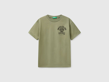 Benetton_Short Sleeve T-Shirt in 100% Cotton_3I1XC10N3_26K_01