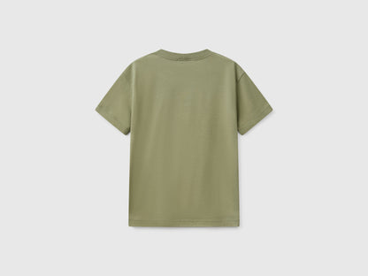 Benetton_Short Sleeve T-Shirt in 100% Cotton_3I1XC10N3_26K_02
