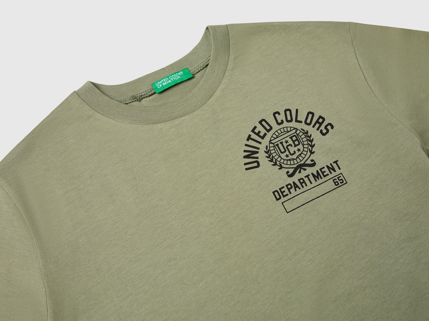 Benetton_Short Sleeve T-Shirt in 100% Cotton_3I1XC10N3_26K_03