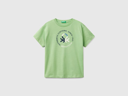 Benetton_Short Sleeve T-Shirt in 100% Cotton_3I1XC10N3_2P7_01