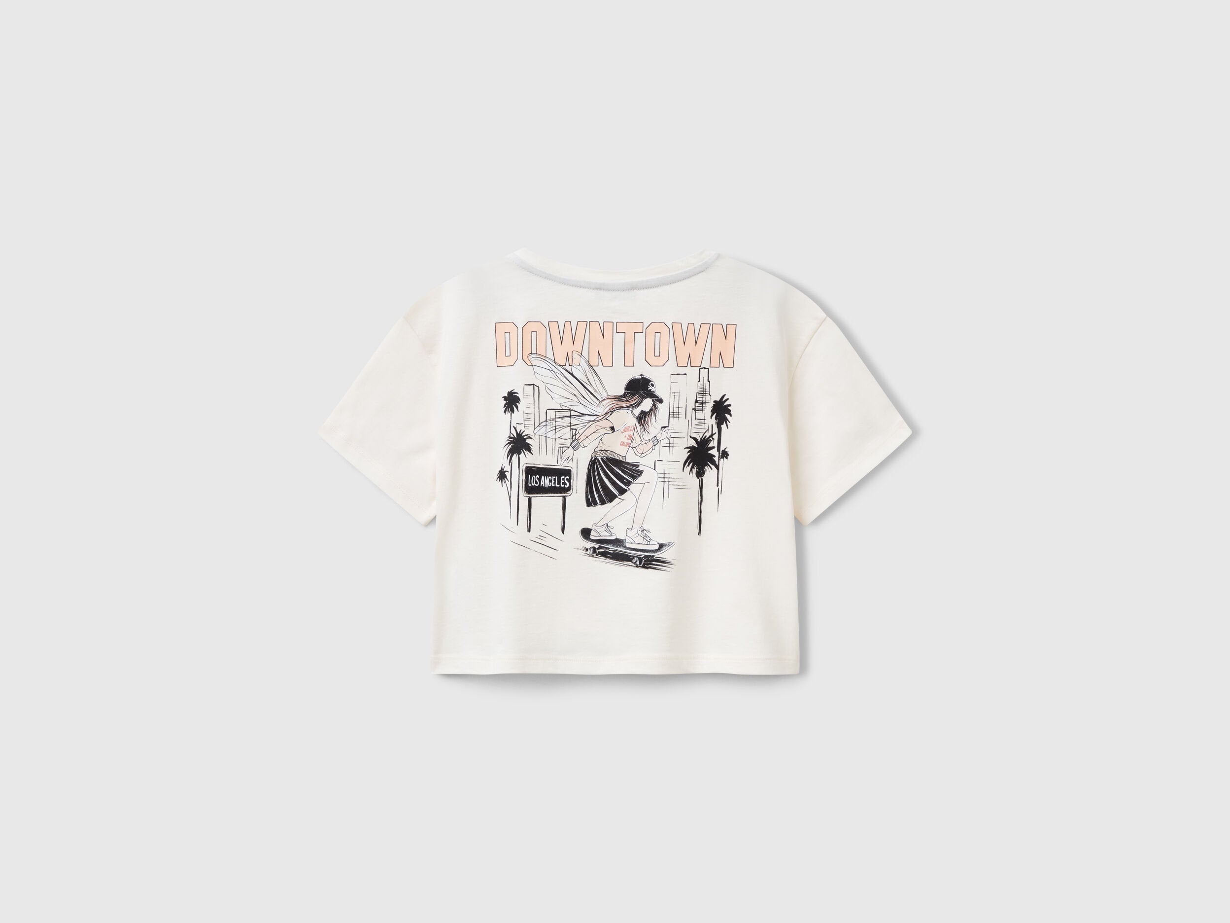 Benetton_Boxy Fit T-Shirt with Back Print_3I1XC10N8_0R2_02