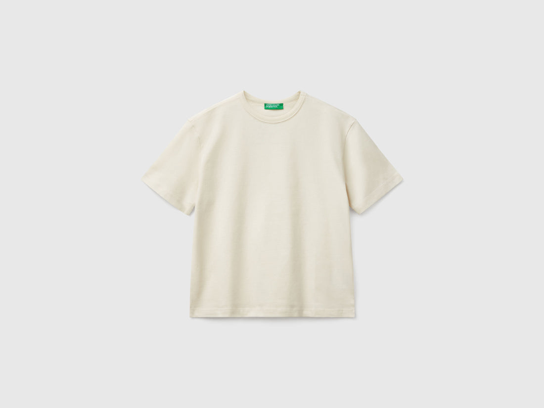 Benetton_Oversized Fit T-Shirt_3I1XC10NL_00V_01