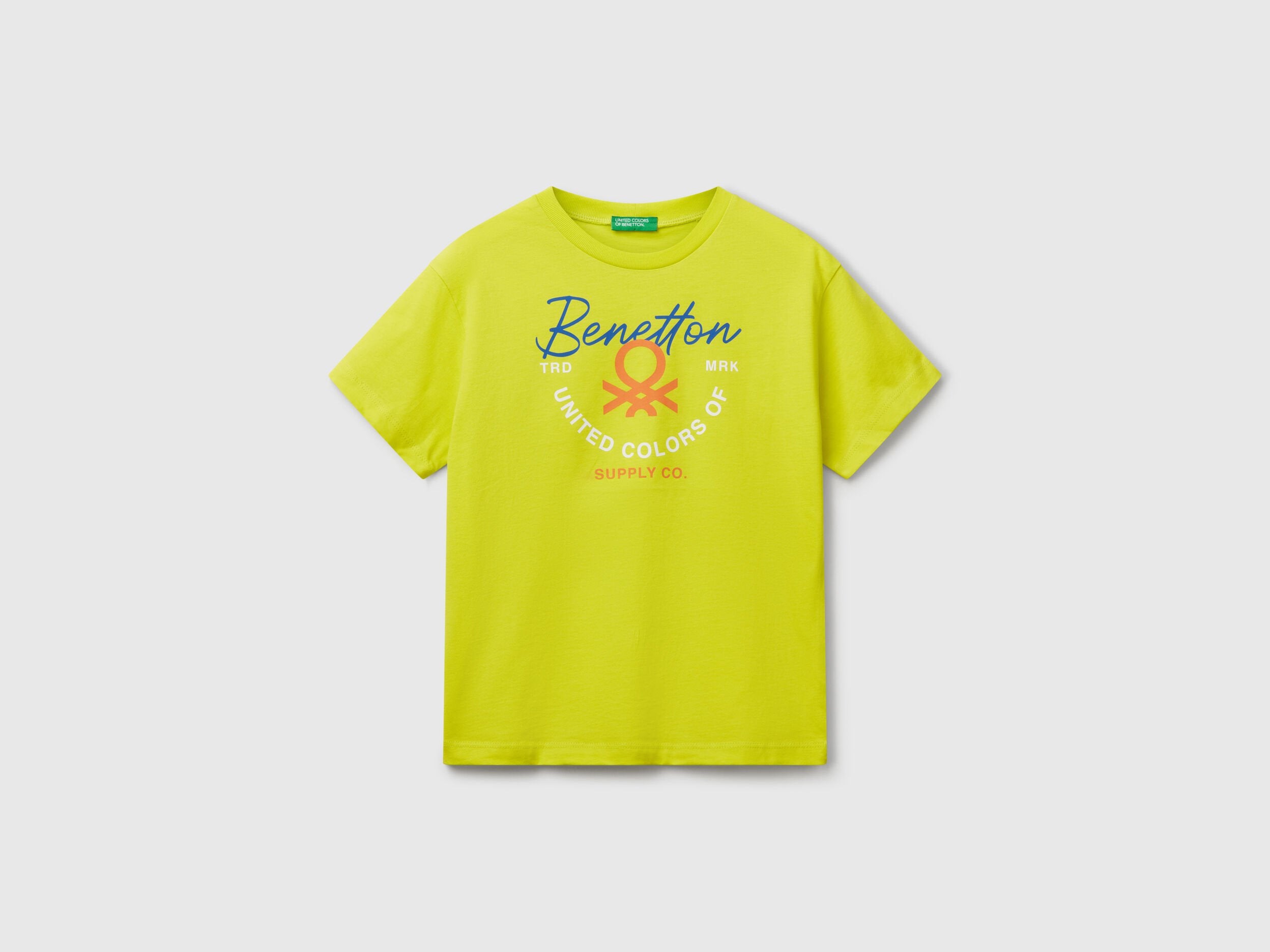 Benetton_T-Shirt with Logo_3I1XC10OO_29B_01