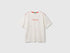 Benetton_T-Shirt with Slogan Print and Embroidery_3I1XC10P4_074_01