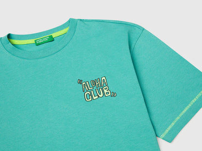 Benetton_T-Shirt with Print on Front and Back_3I1XC10P6_08N_03