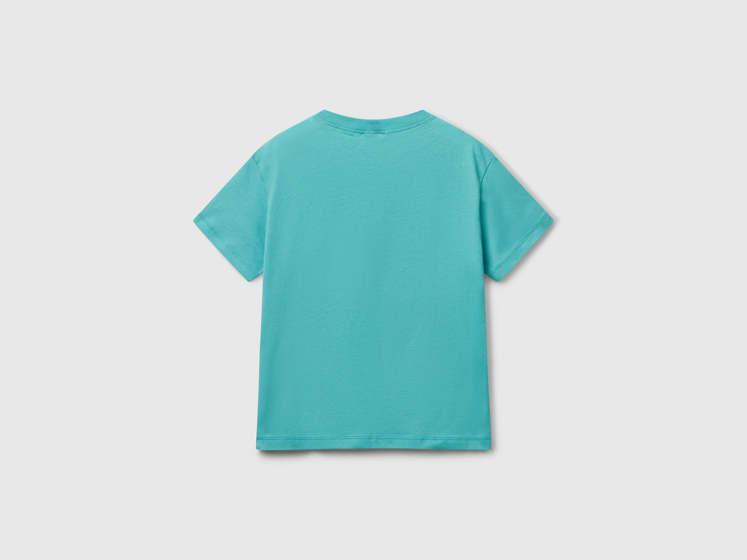 Benetton_Cotton T-Shirt with Print_3I1XC10P7_08N_02