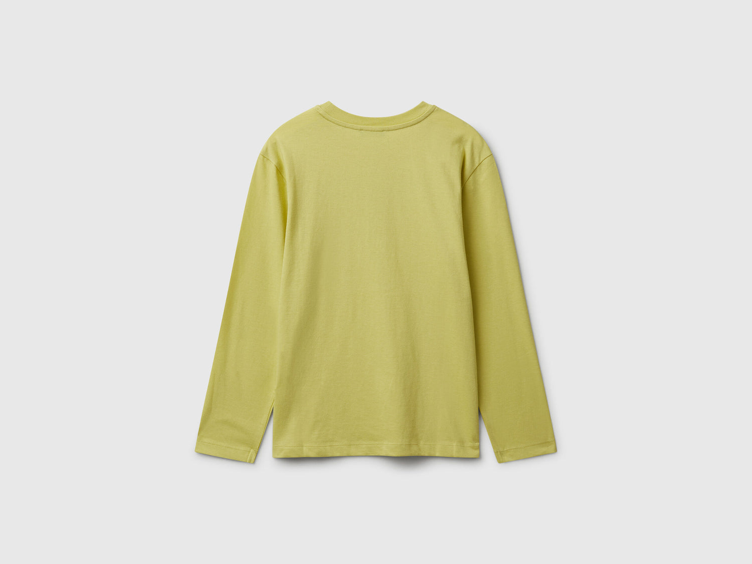 Benetton_Yellow_Cotton T-Shirt_3I1XC10Q3_0Y6_02