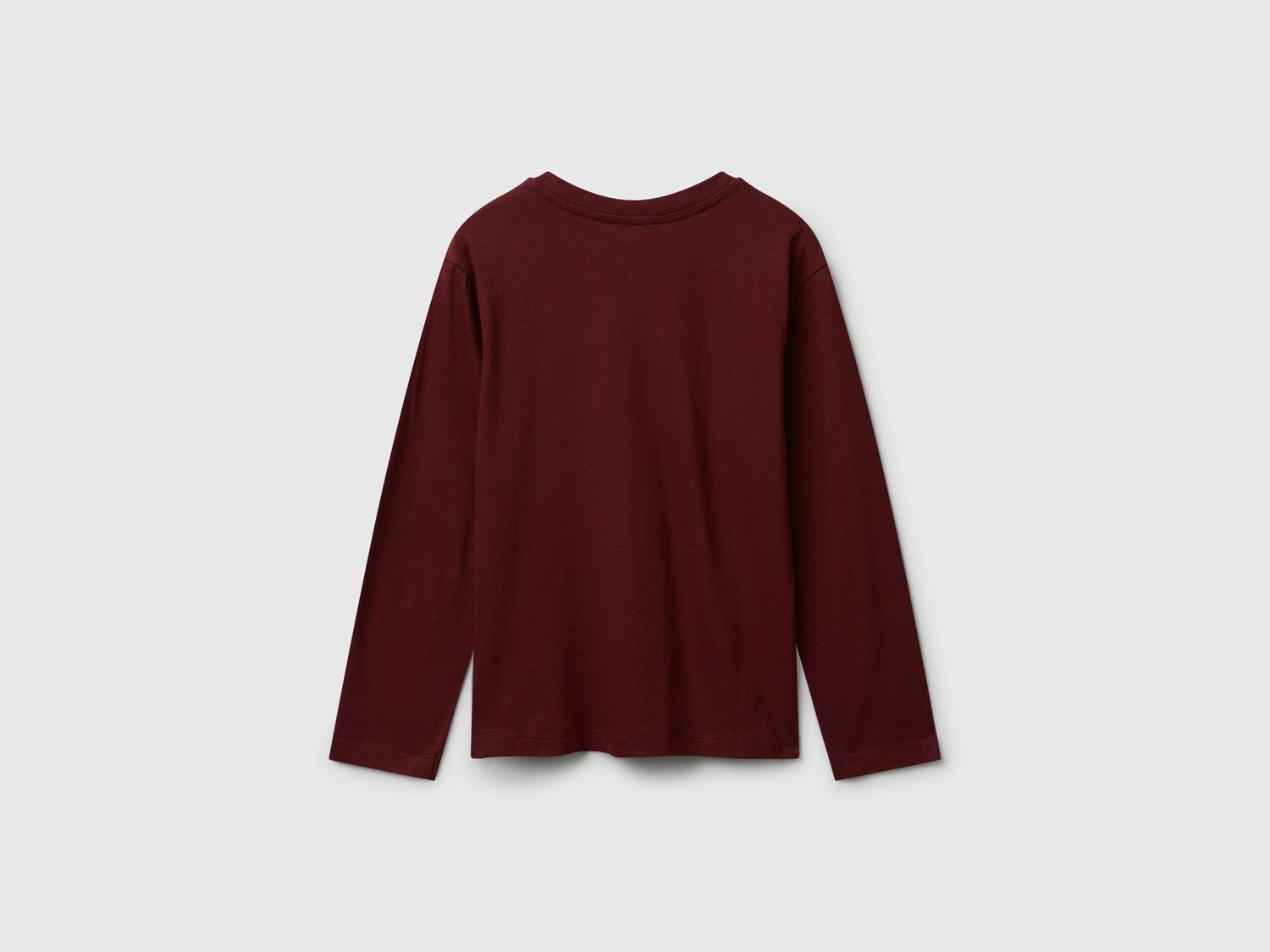 Benetton_Burgundy_Cotton T-Shirt_3I1XC10Q3_129_02