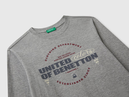 Benetton_Light Gray_Cotton T-Shirt_3I1XC10Q3_501_03
