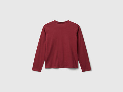 Benetton_Creamy White_Cotton T-Shirt with Sequins_3I1XC10QJ_074_02