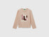 Benetton_Soft Pink_Cotton T-Shirt with Sequins_3I1XC10QJ_12U_01