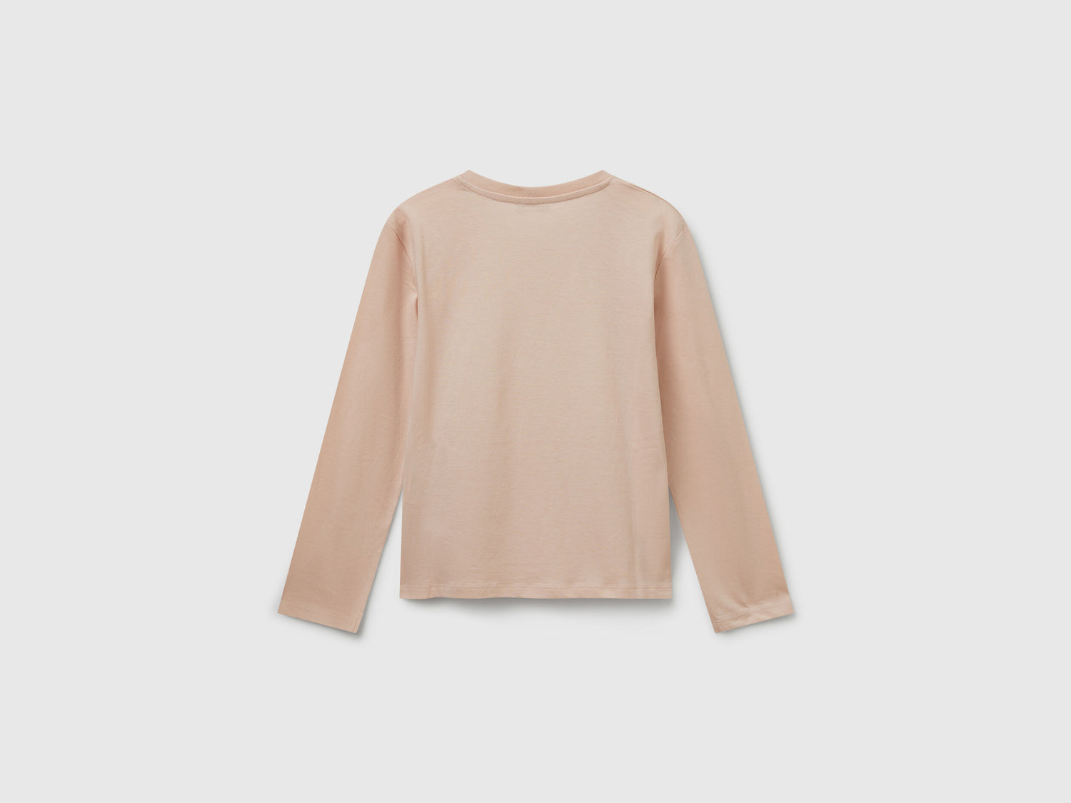 Benetton_Soft Pink_Cotton T-Shirt with Sequins_3I1XC10QJ_12U_02