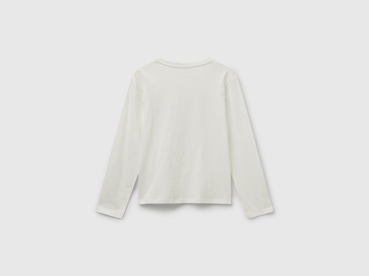 Benetton_Burgundy_Cotton T-Shirt with Sequins_3I1XC10QJ_236_02