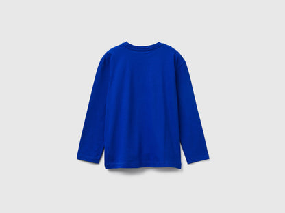 Benetton_Bright Blue_T-Shirt with Print_3I1XC10QR_19R_02