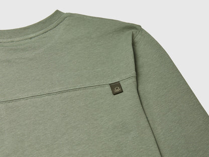 Benetton_Military Green_T-Shirt with Bold Print_3I1XC10QS_075_03