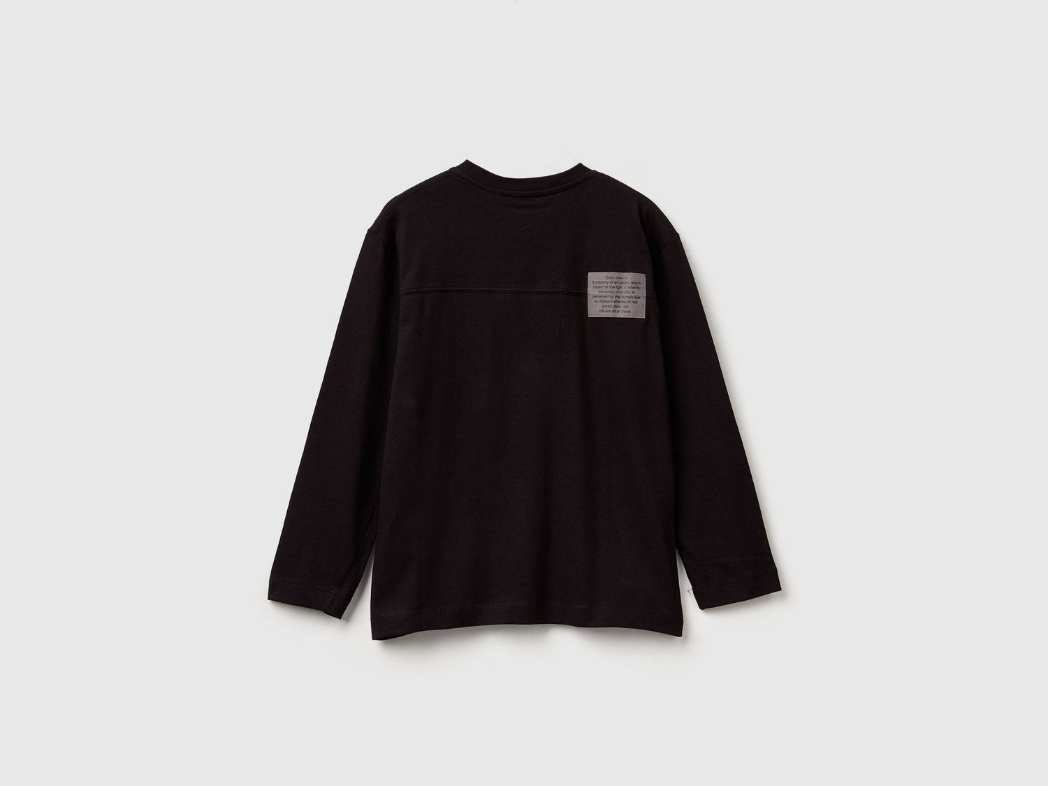 Benetton_Black_T-Shirt with Bold Print_3I1XC10QS_100_02