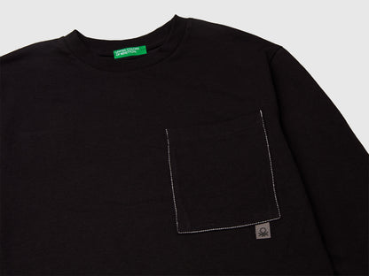 Benetton_Black_T-Shirt with Bold Print_3I1XC10QS_100_03