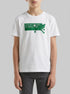 Benetton White Boys T-Shirt with Logo SKU: 3I1XC10S4_101 Image 00