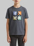 Benetton Dark Gray Boys T-Shirt with Logo SKU: 3I1XC10S4_10N Image 00