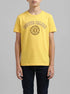 Benetton Yellow Boys T-Shirt with Logo SKU: 3I1XC10S4_1C7 Image 00