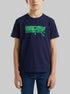 Benetton Dark Blue Boys T-Shirt with Logo SKU: 3I1XC10S4_252 Image 00