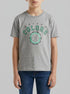 Benetton Light Gray Boys T-Shirt with Logo SKU: 3I1XC10S4_501 Image 00