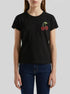 Benetton Black Girls T-Shirt with Glitter Print SKU: 3I1XC10S6_100 Image 00