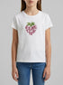 Benetton White Girls T-Shirt with Glitter Print SKU: 3I1XC10S6_101 Image 00