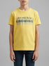Benetton Yellow Boys Organic Cotton Printed T-Shirt SKU: 3I1XC10SJ_1C7 Image 00