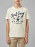 Benetton Creamy White Boys Organic Cotton Printed T-Shirt SKU: 3I1XC10SJ_3C9 Image 00