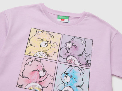 Benetton Lilac Girls Care Bears T-Shirt SKU: 3I1XC10SM_00L Image 03