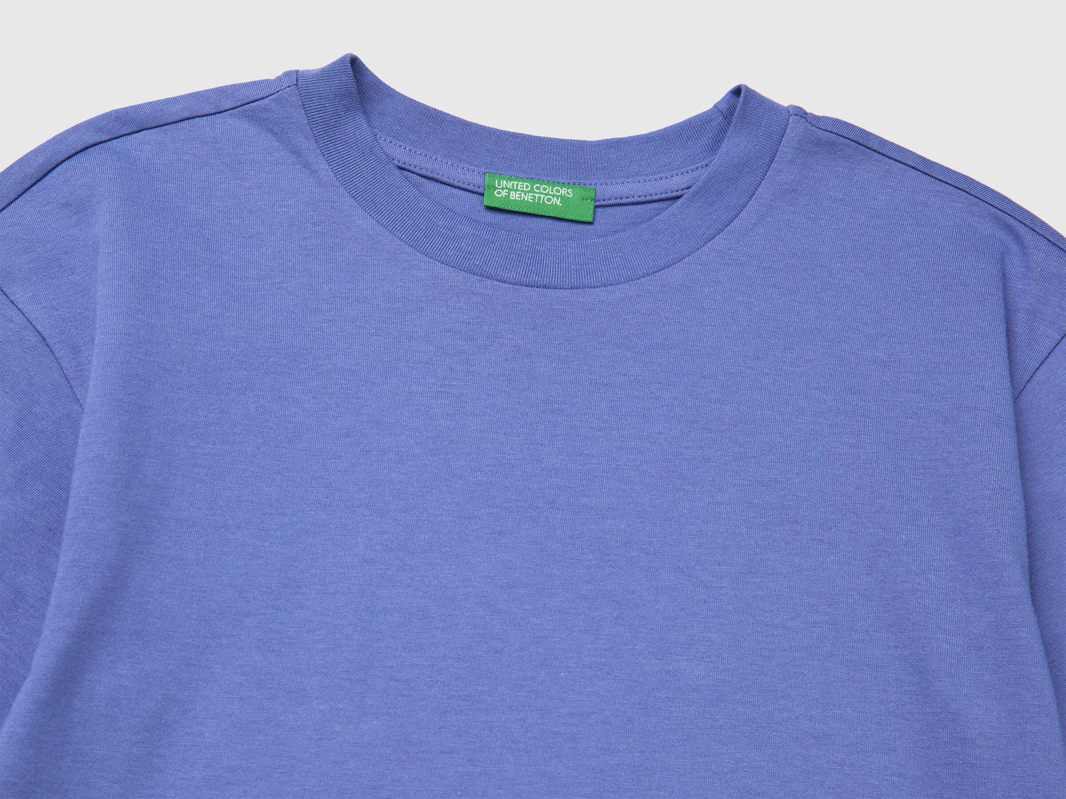 Benetton Air Force Blue Boys Graffiti Print T-Shirt SKU: 3I1XC10SU_05N Image 03