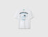 Benetton White Boys Garfield T-Shirt SKU: 3I1XC10TK_101 Image 01